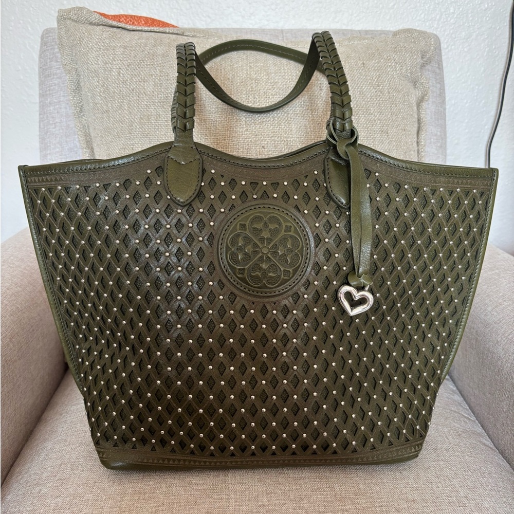 Brighton olive Green Tote Bag